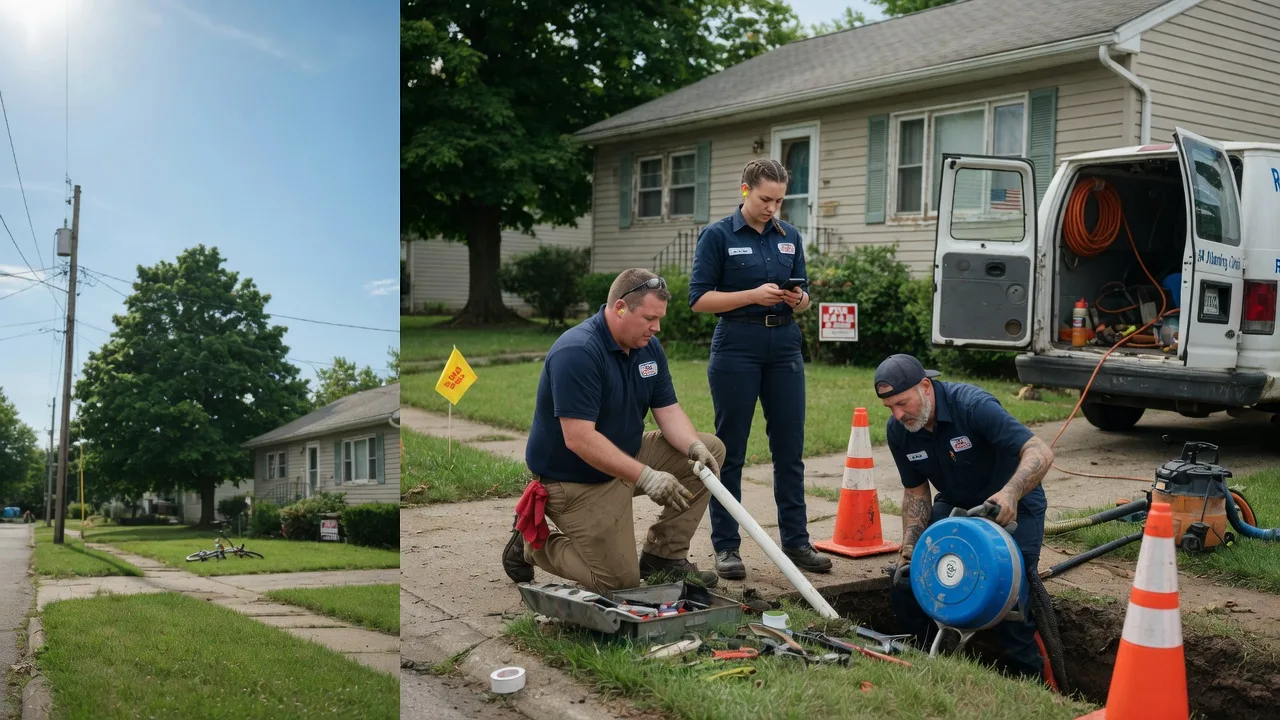 Sewer Line Repair in Paris Crossing, IN near me